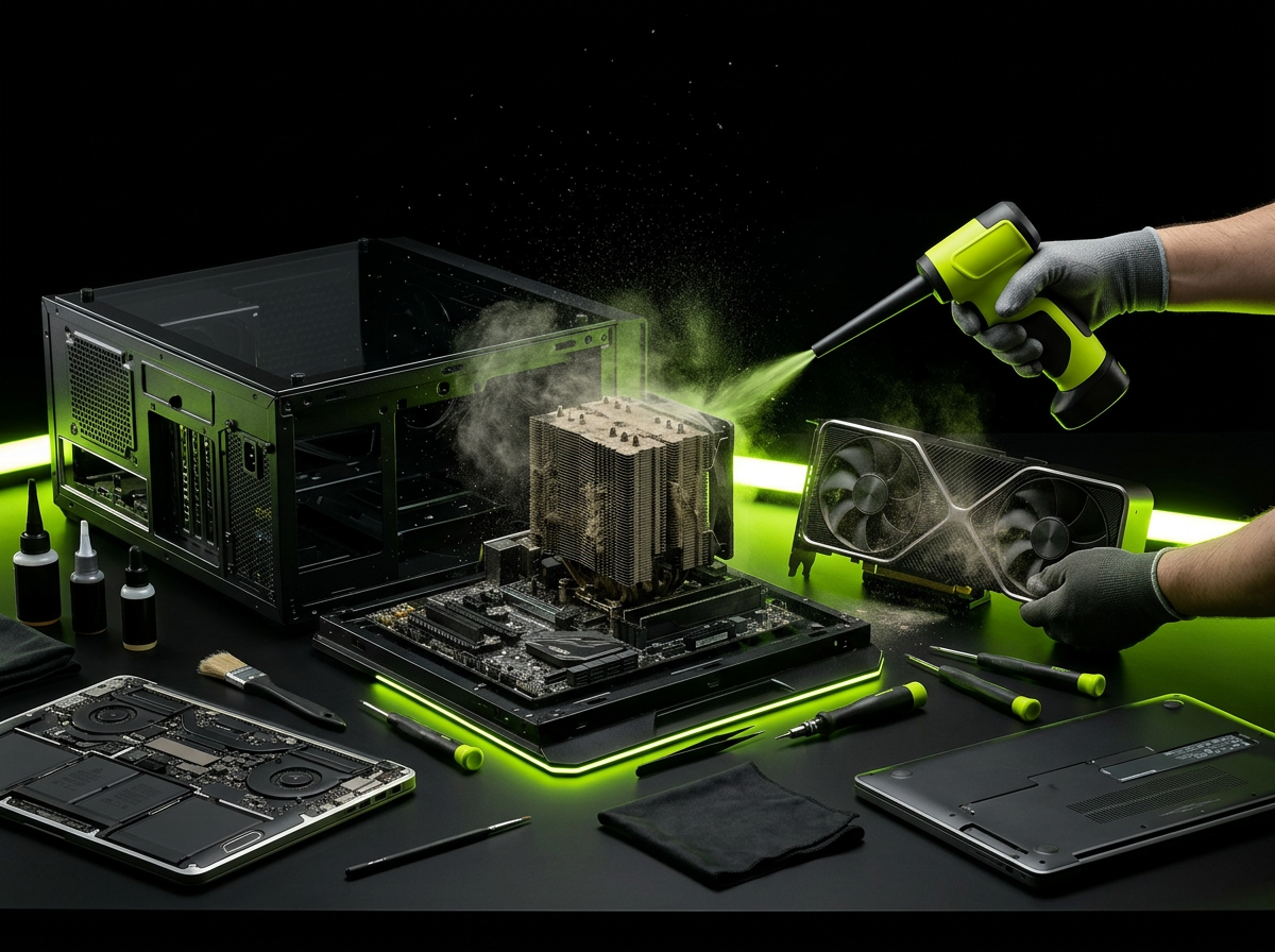 Professional PC dust cleaning service near Madison, TN